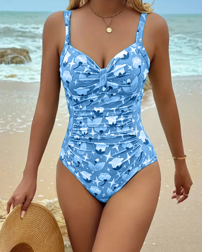 Clara | One-Piece Tankini with Print