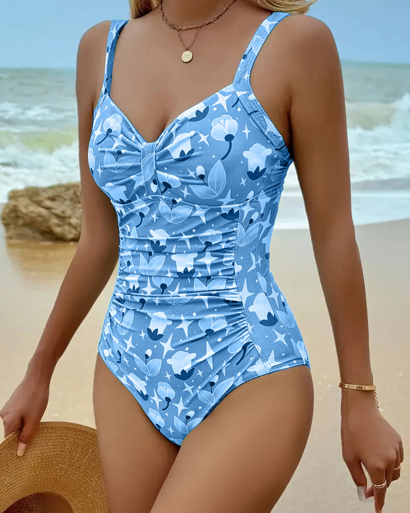 Clara | One-Piece Tankini with Print