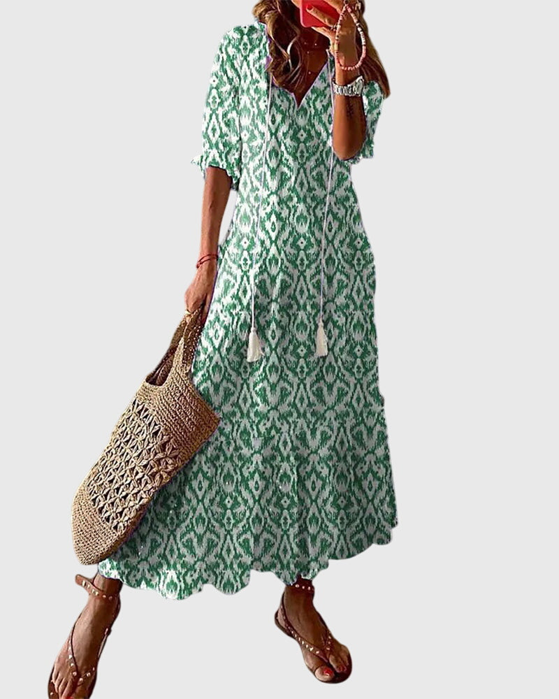 Amalia | Vintage Boho Letní Šaty