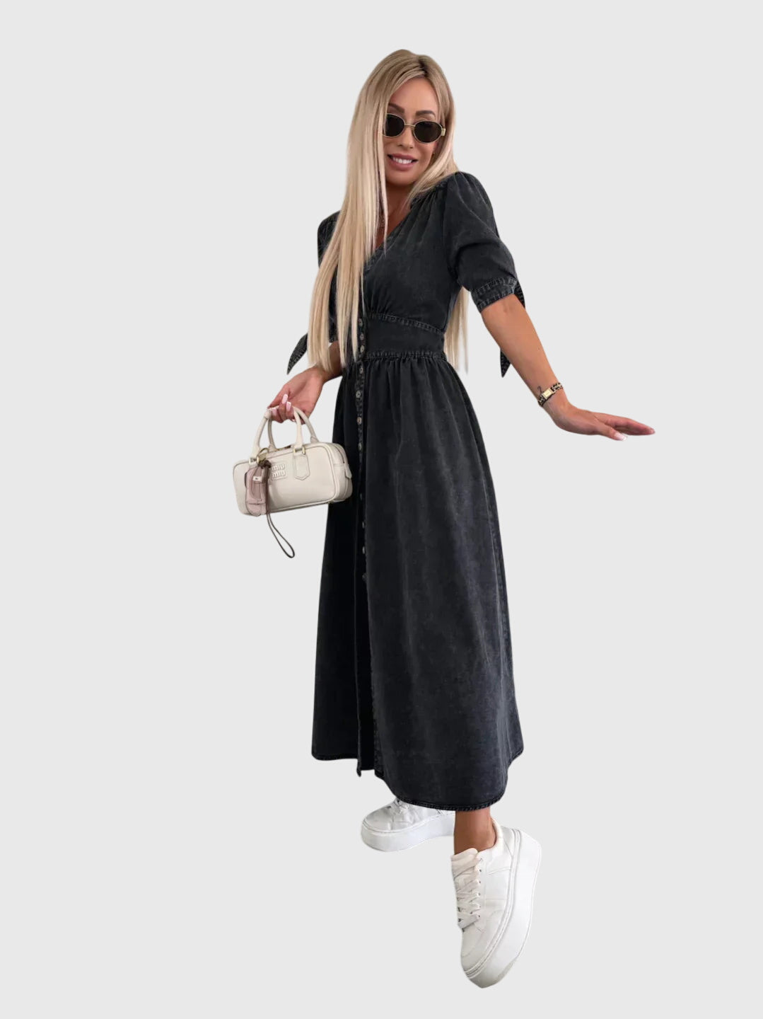 Sophia | Elegantní Džínové Šaty pro Každou Příležitost