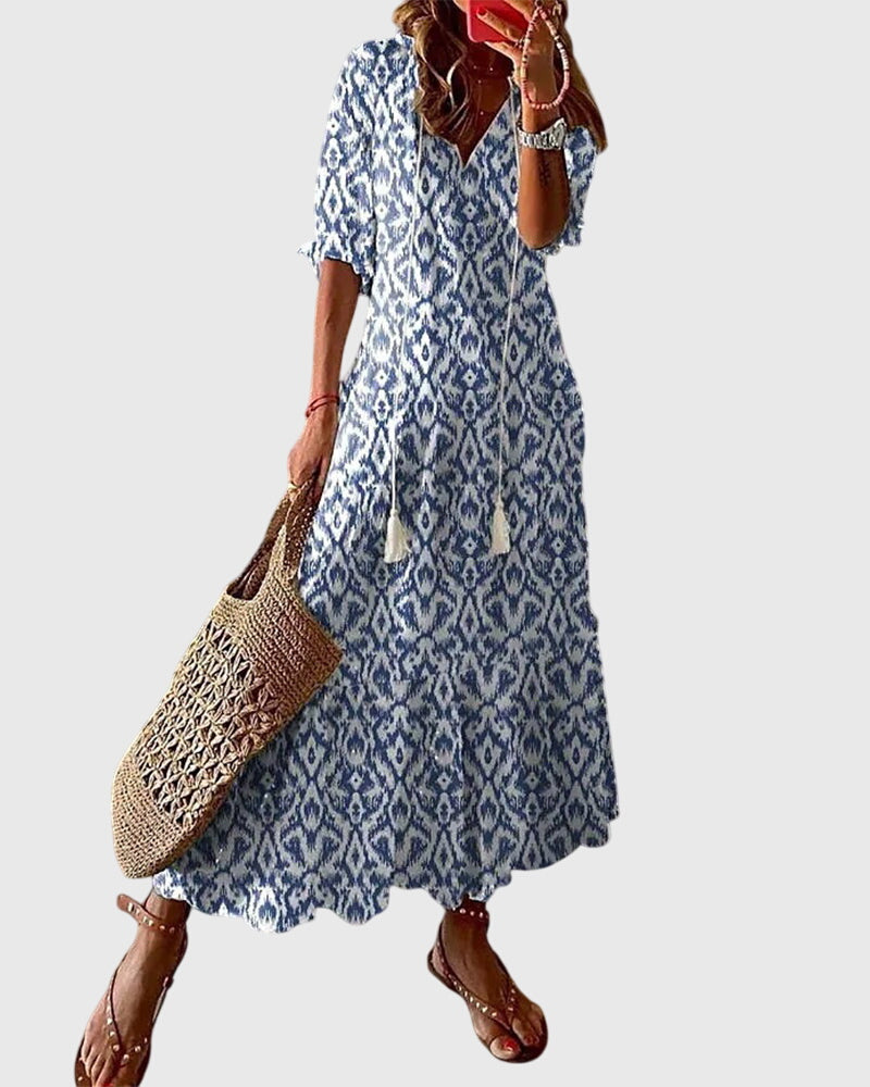 Amalia | Vintage Boho Letní Šaty