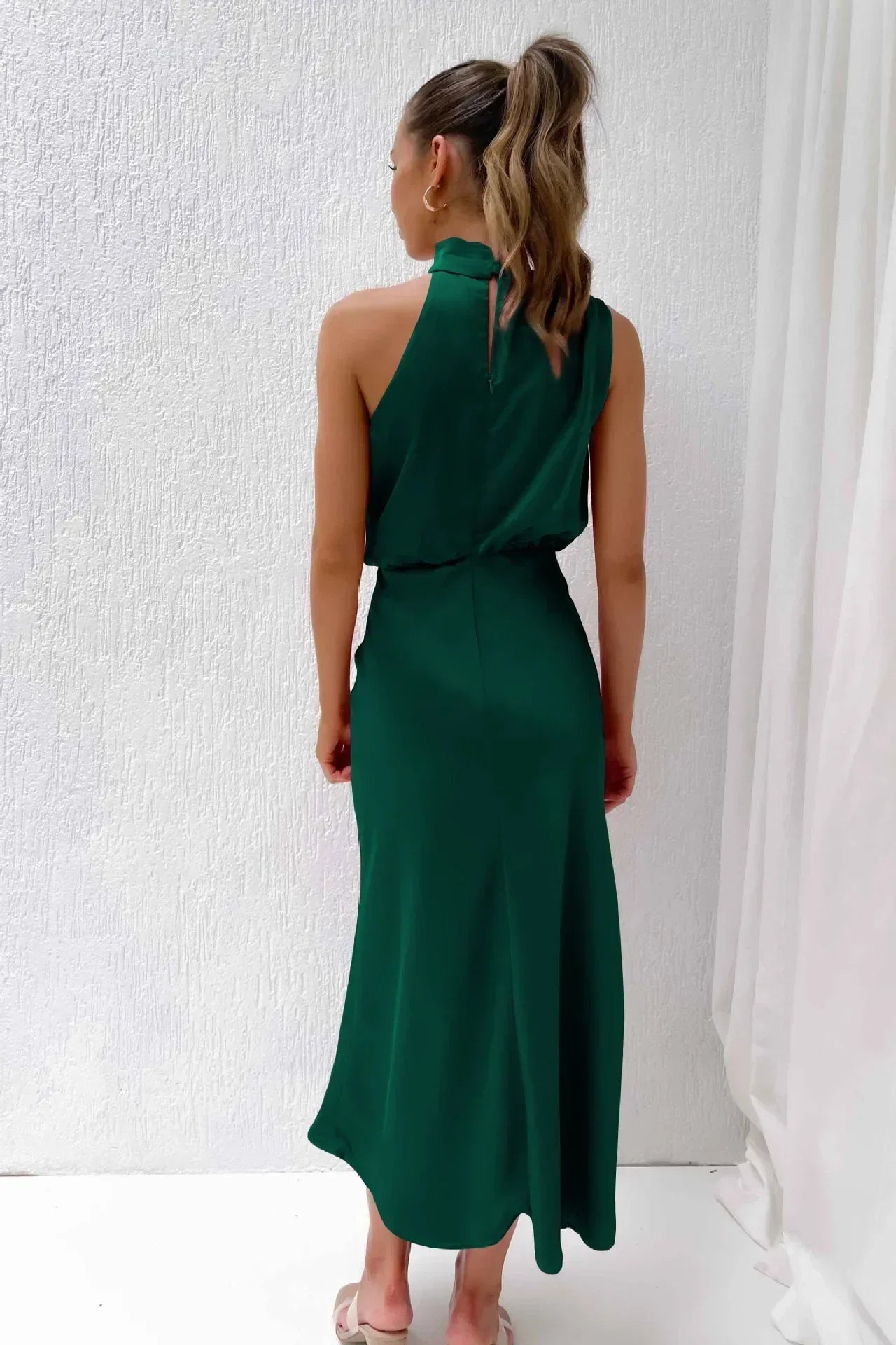 Faith | Dámské Elegantní Halter Večerní Šaty