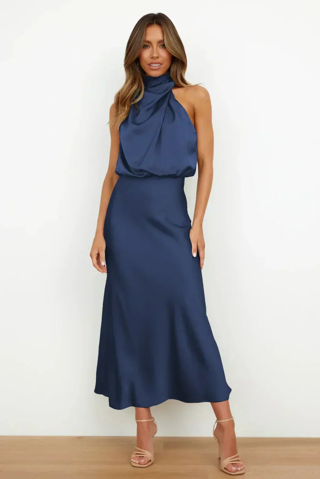 Faith | Dámské Elegantní Halter Večerní Šaty