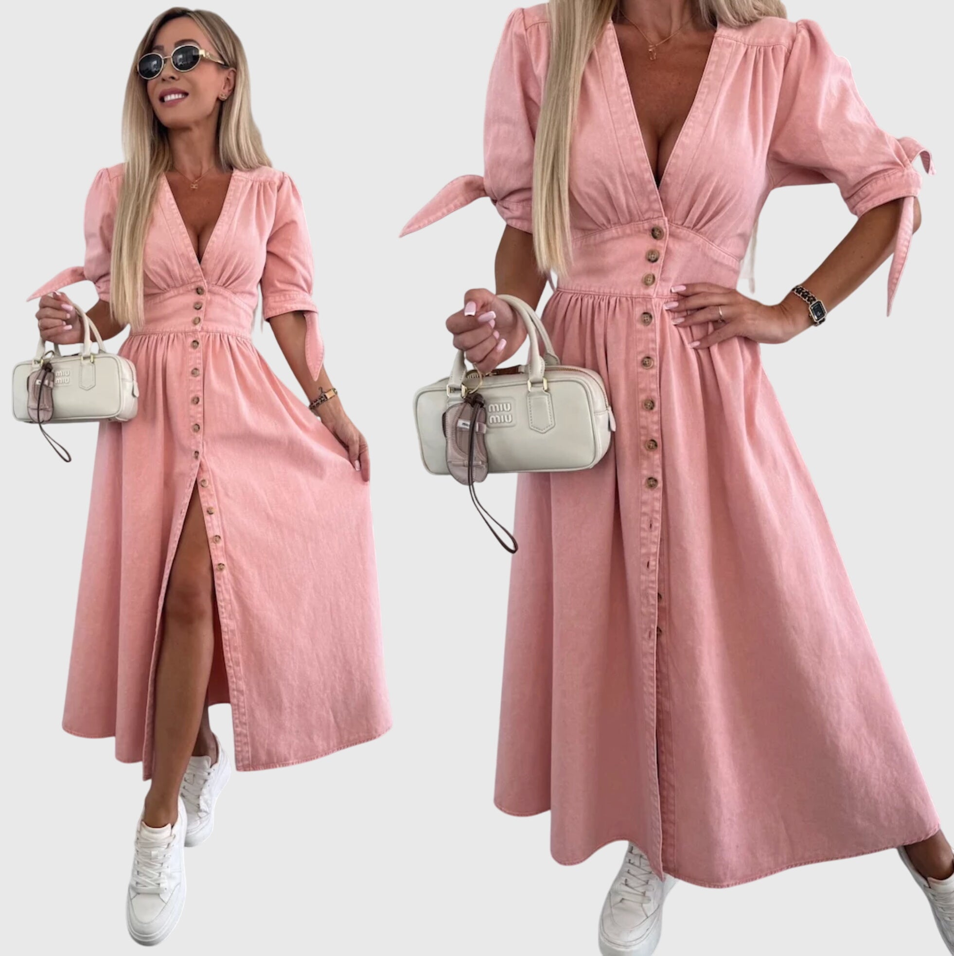 Sophia | Elegantní Džínové Šaty pro Každou Příležitost