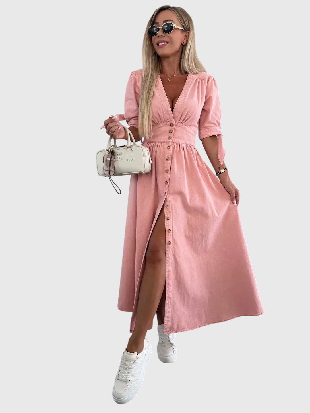 Sophia | Elegantní Džínové Šaty pro Každou Příležitost