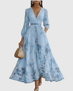 Rowella | Elegantní maxi šaty s plisováním