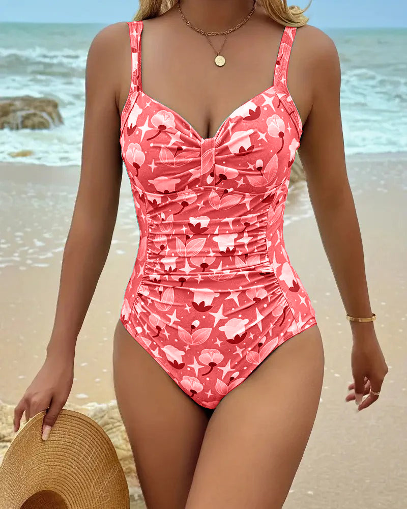 Clara | One-Piece Tankini with Print