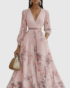 Rowella | Elegantní maxi šaty s plisováním