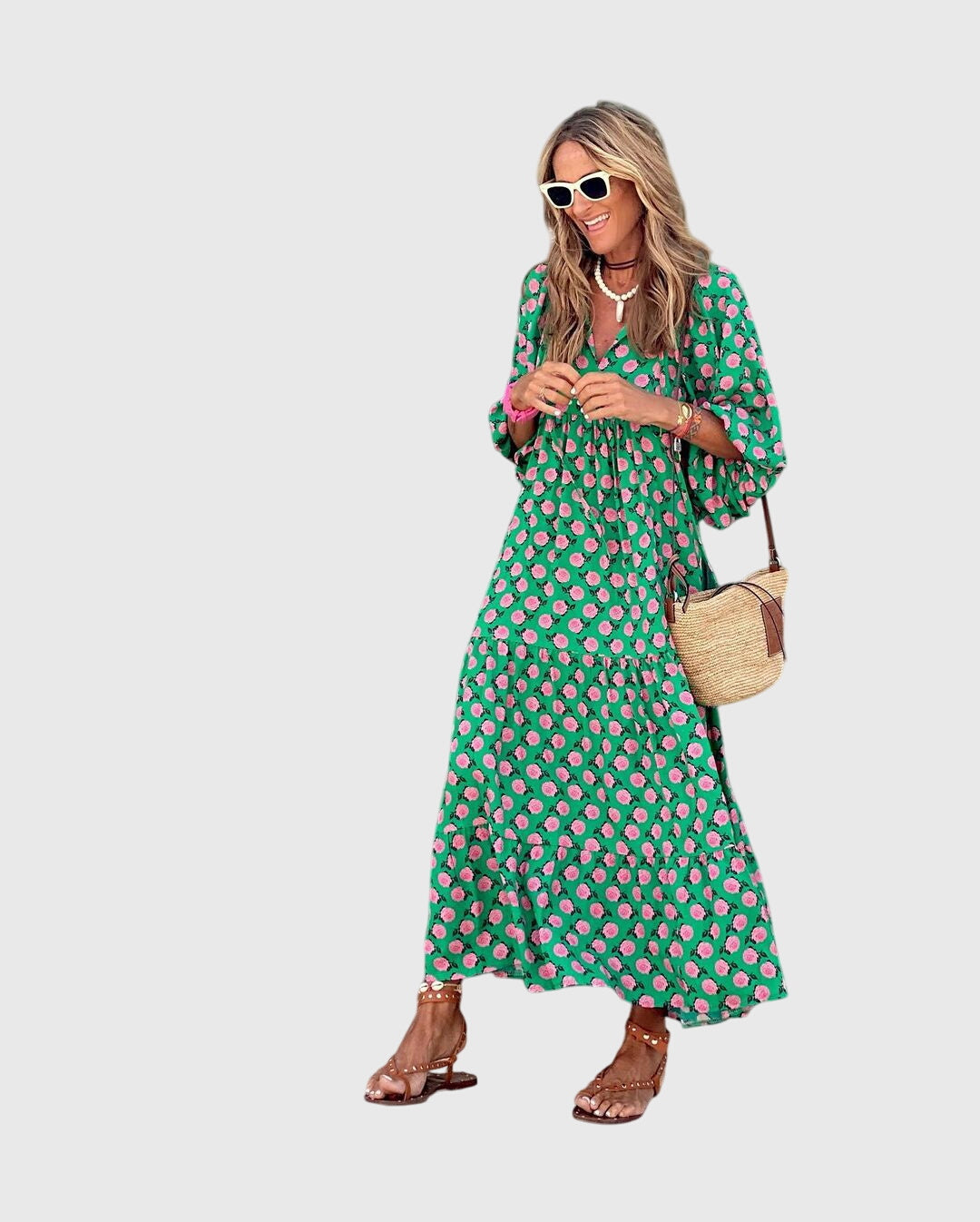 Sarah - Bohemian Maxi Dress
