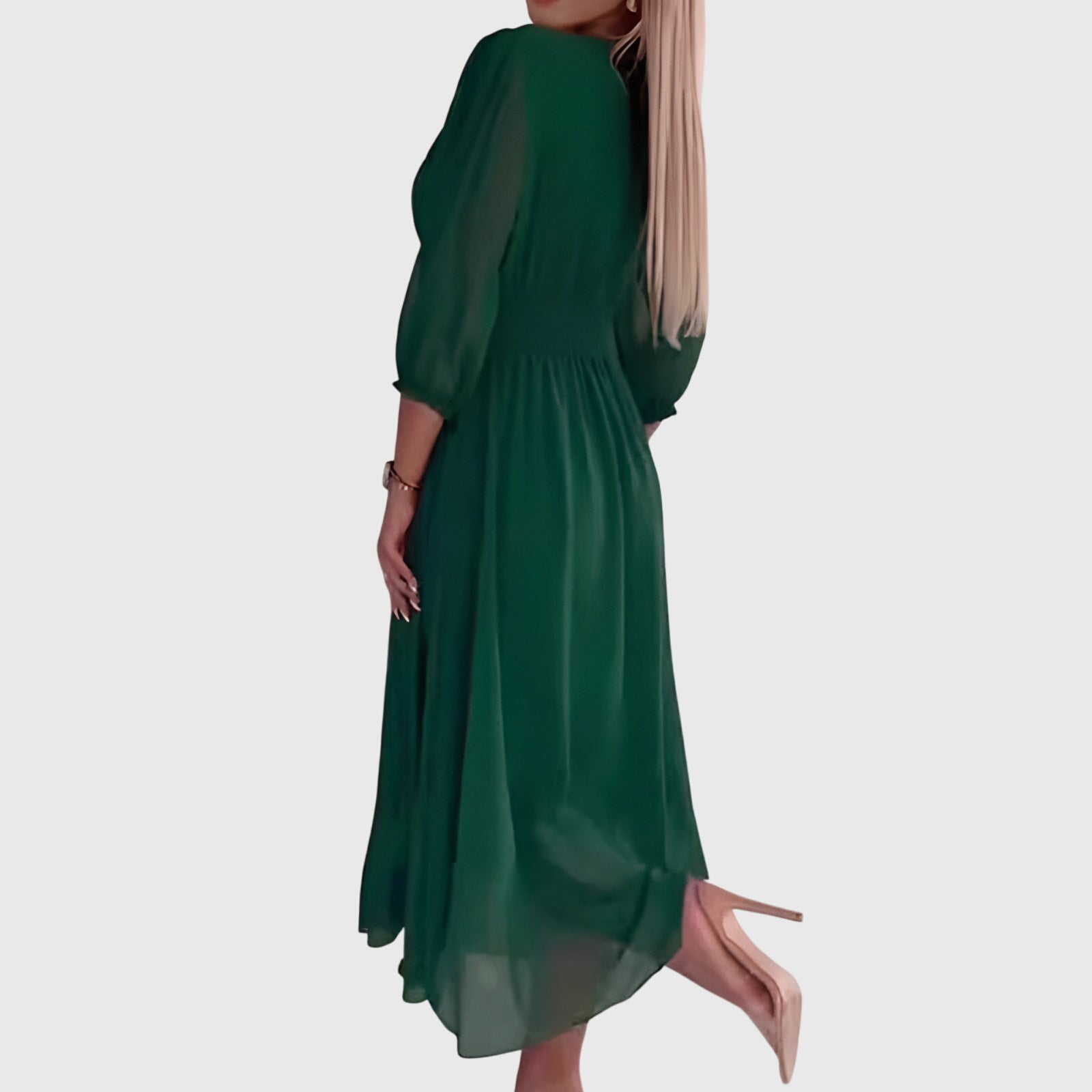 Chloe | Elegantní šaty z lehkého hedvábného šifonu