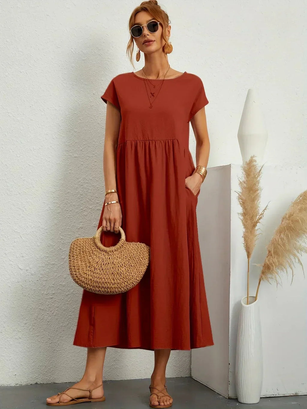 Gabrielle™ — Midi šaty s nadčasovou elegancí