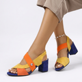 Colorine™ — Elegantní sandály s blokovým podpatkem