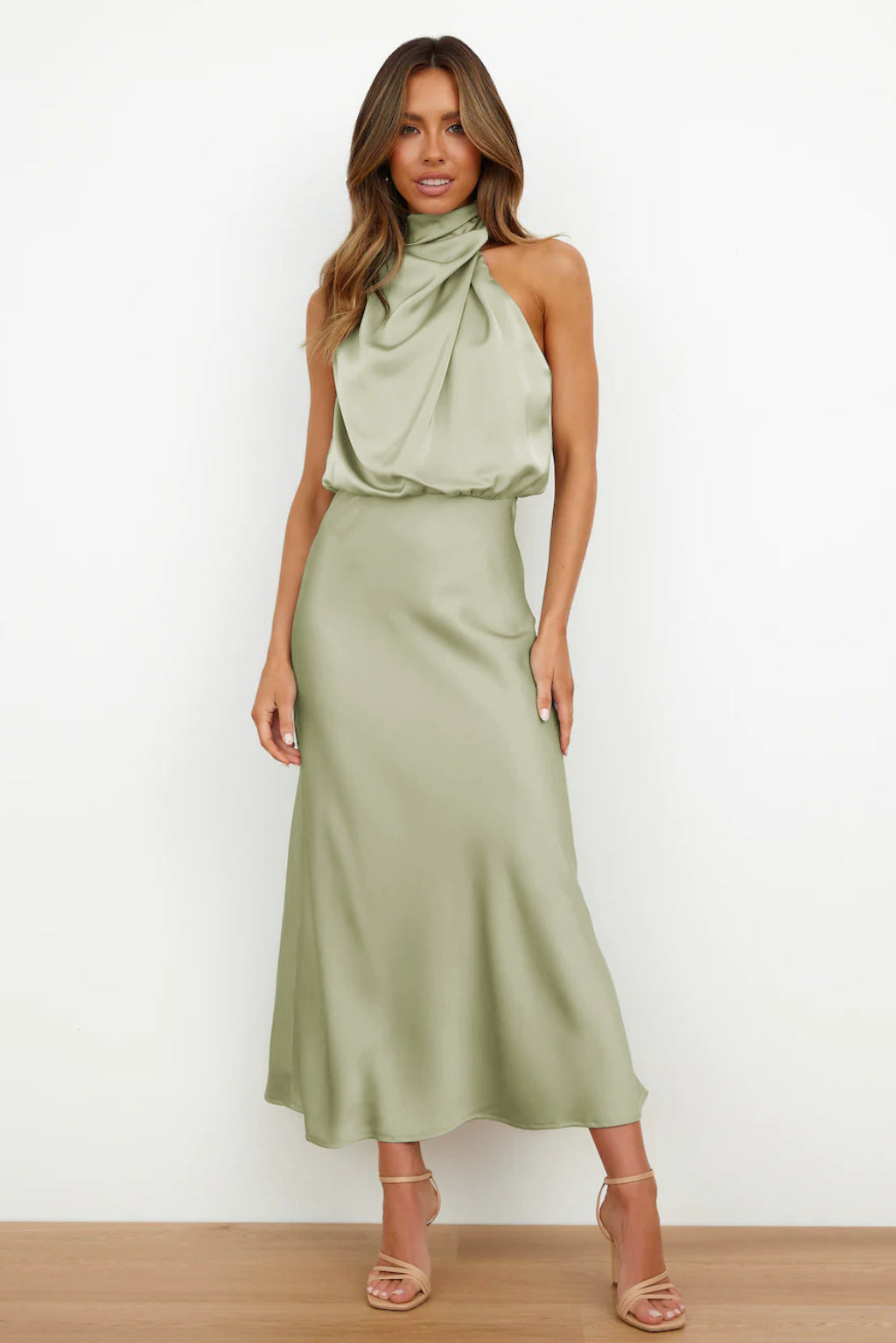 Faith | Dámské Elegantní Halter Večerní Šaty