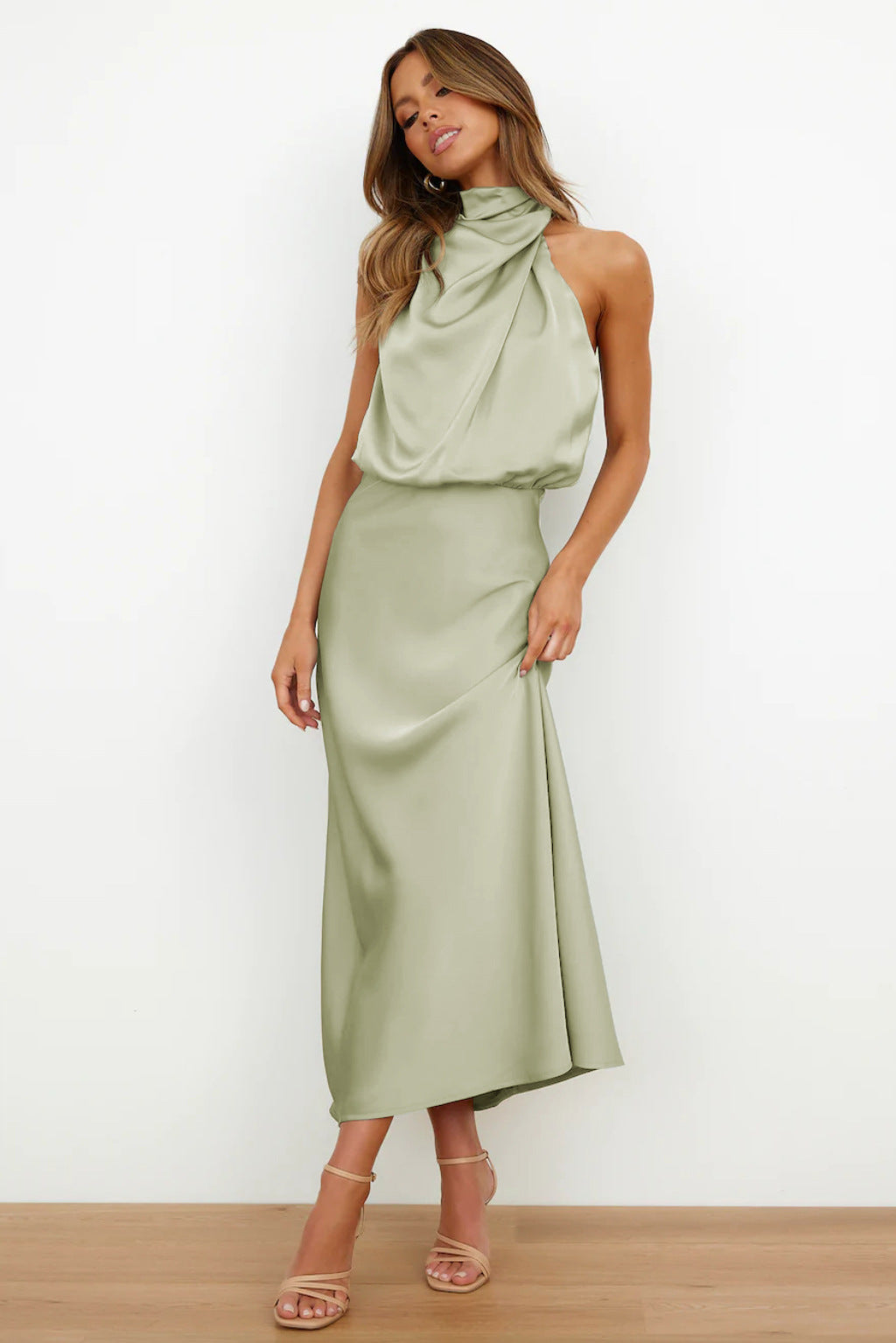Faith | Dámské Elegantní Halter Večerní Šaty