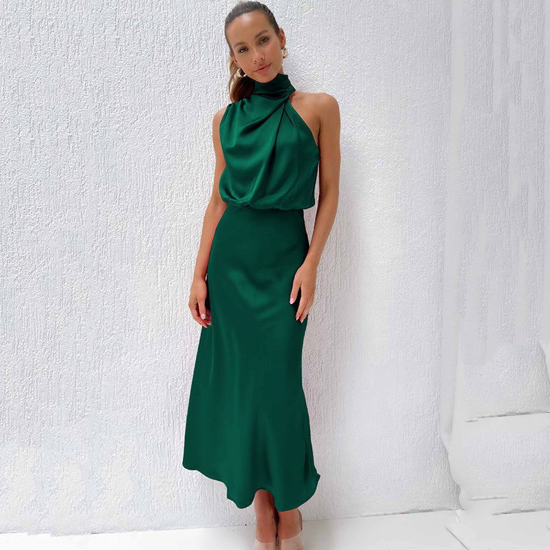 Faith | Dámské Elegantní Halter Večerní Šaty