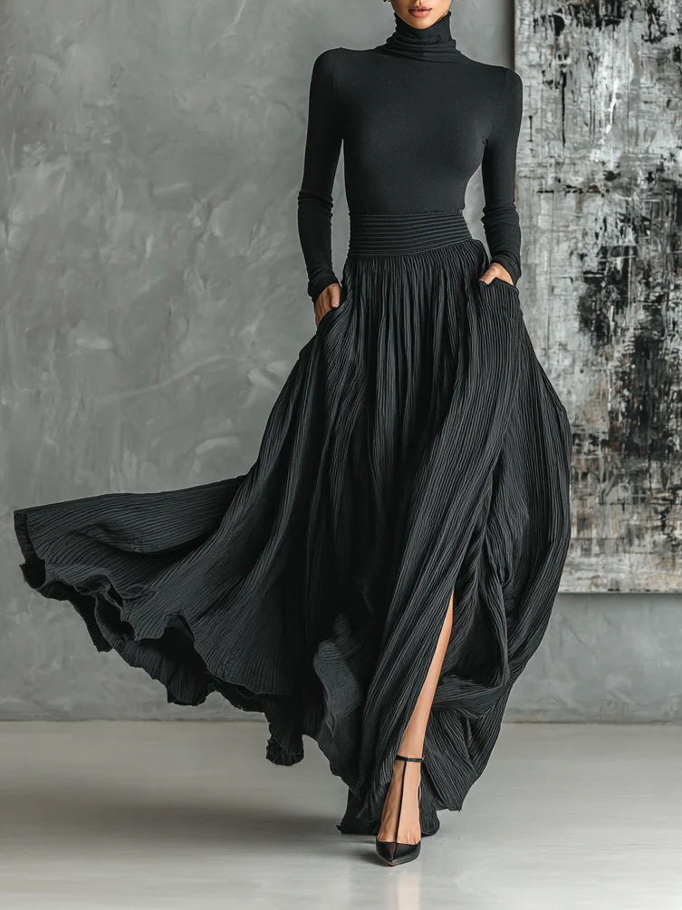 Eva™ | Stylový set s plisovanou sukní