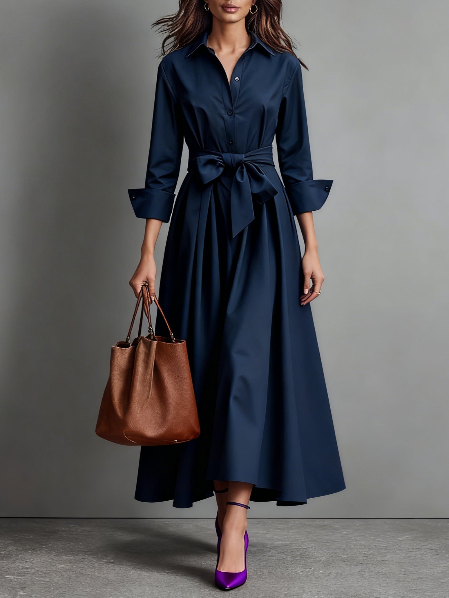 Marise™ | Elegantní Maxi Šaty s Páskem