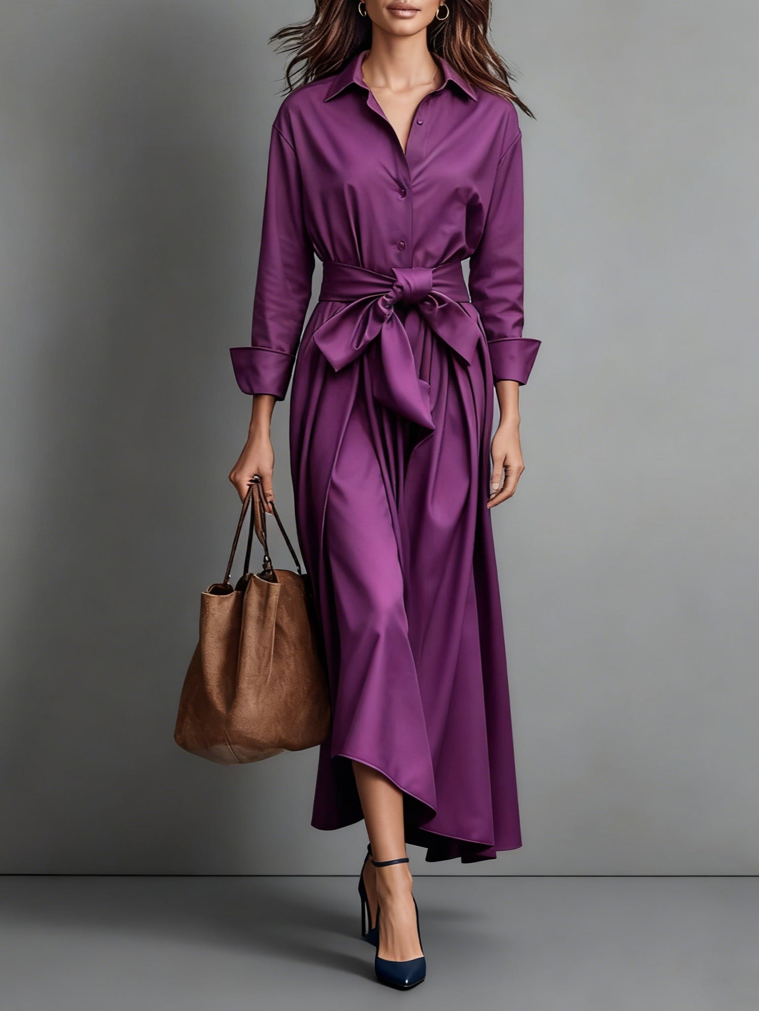 Marise™ | Elegantní Maxi Šaty s Páskem