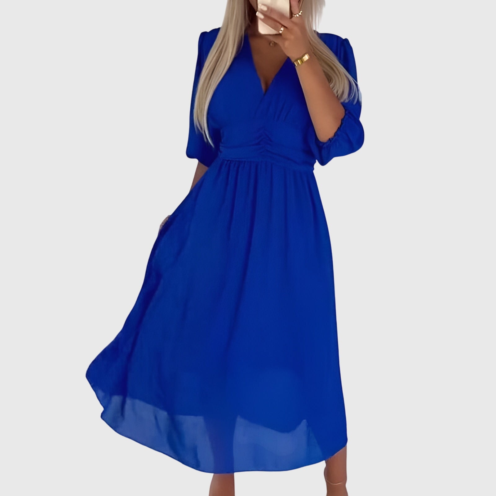 Chloe | Elegantní šaty z lehkého hedvábného šifonu