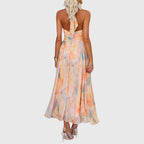 Halter Neck Maxi Dress