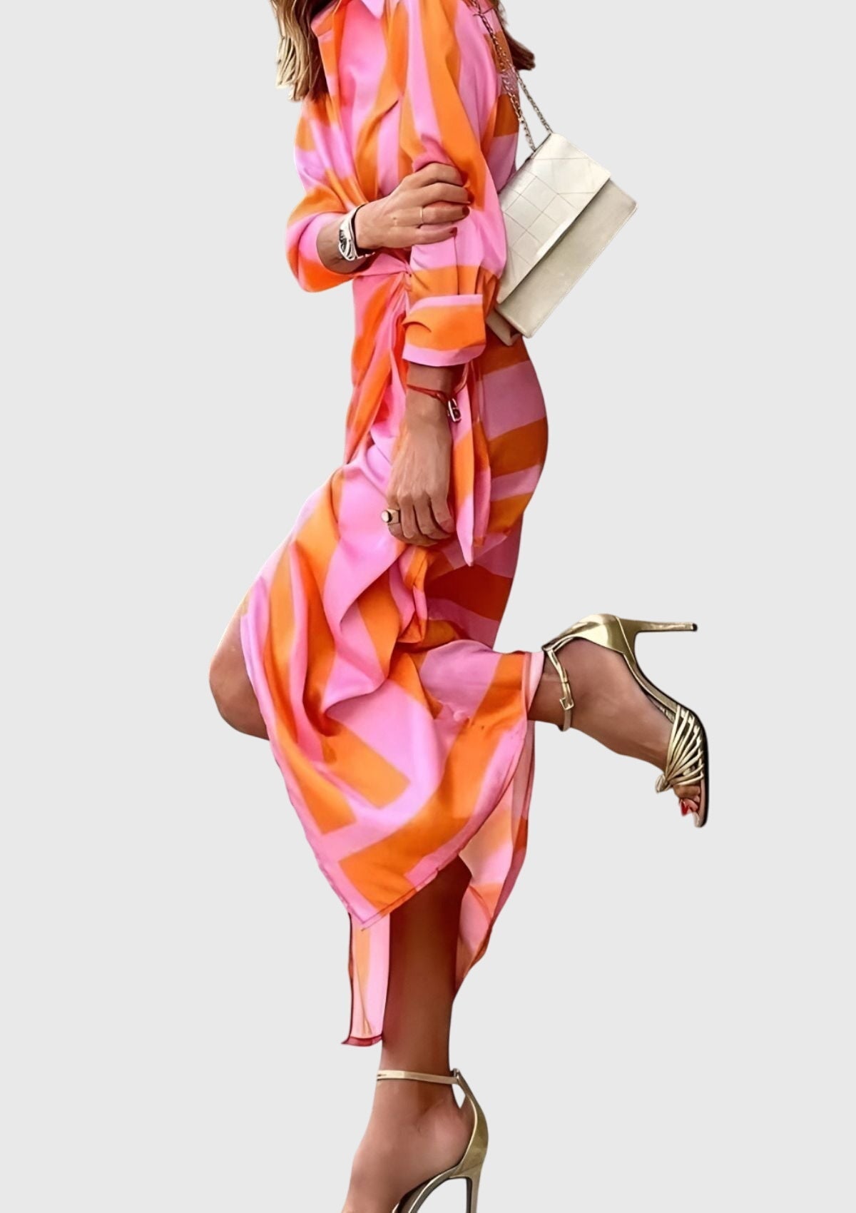 Everly | Stylové zavinovací šaty s potiskem